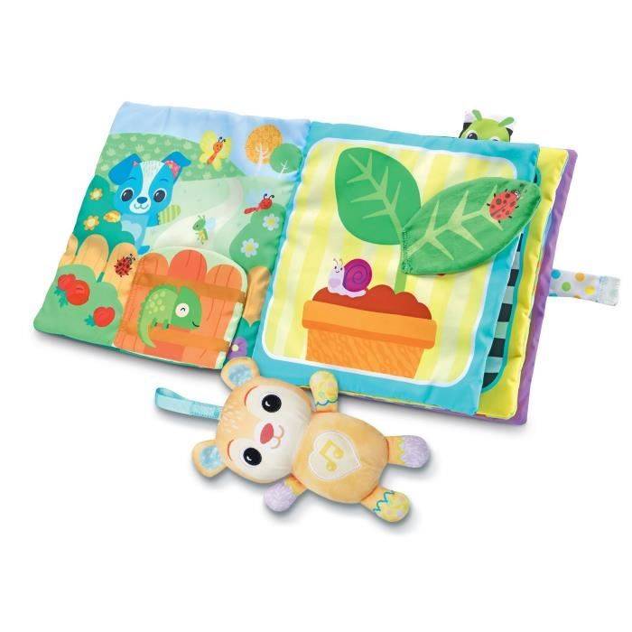 VTECH Grote Boek van Toudoux Ontdekkingen - Interactief Stoffen Boek voor Baby's 3-24 Maanden-1