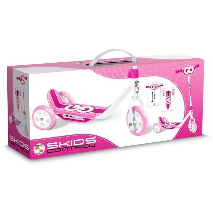 STAMP 3-Wiel Scooter SKIDS CONTROL Roze voor Kinderen 3+ 3-Wheel-3