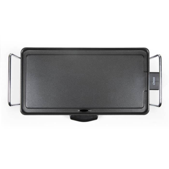 LIVOO Elektrische Grillplaat - Teppanyaki - 43 x 22,5 cm - Verstelbare Thermostaat-0