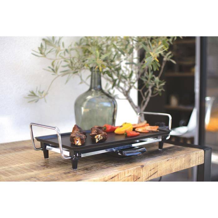 LIVOO Elektrische Grillplaat - Teppanyaki - 43 x 22,5 cm - Verstelbare Thermostaat-2