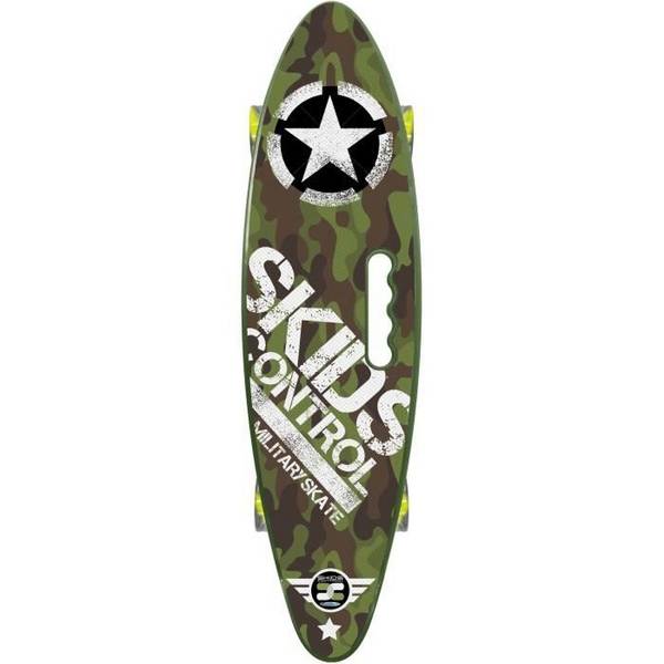 STAMP Skateboard 61 x 18 cm met Skids Control Handvat