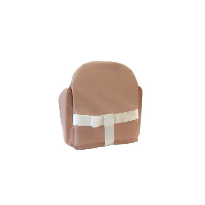 TINEO Stoelkussen - Met Lussen - 27 x 26 x 33 cm - Bruine Suiker-1