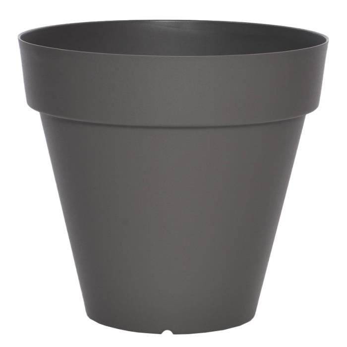RIVIERA Bloempot - Soleilla Rond - Ø 39,2 x 35,8 cm - Glitterig Grijs-3