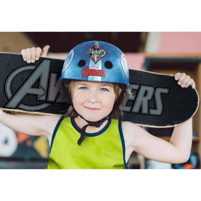 Avengers Skatehelm - Maat 54-60 cm - Kind - Zwart-3