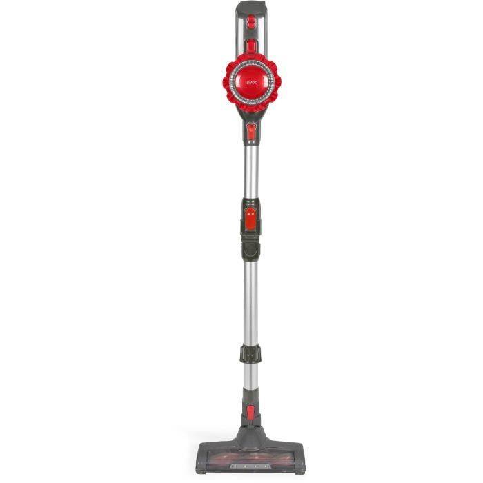 LIVOO DOH138 Draadloze Steelstofzuiger - 150 W - 10 kPa - 0,55 L - Rood-1