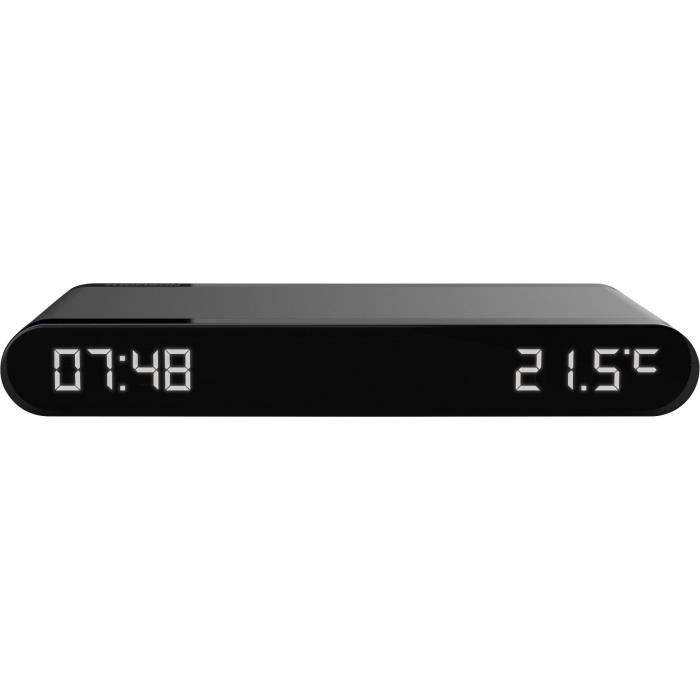 THOMSON Oplader Alarmklok - Zwart - 15W Inductie, Temperatuurweergave, USB-C Poort-2