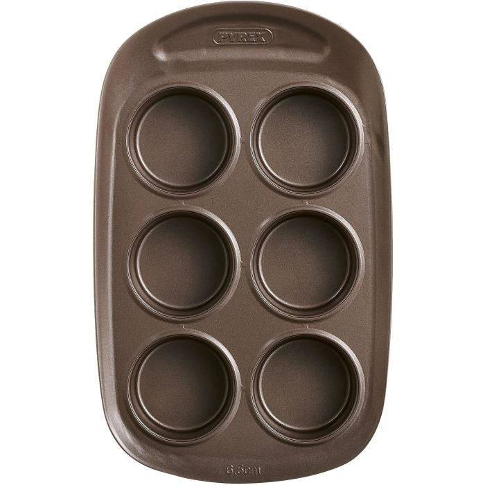 PYREX Muffinvorm - Koolstofstaal - Anti-aanbak - 6 Holes - 1452001-2