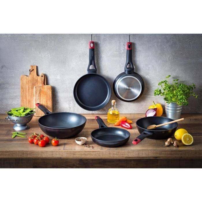 PYREX Koekenpan - Gesmeed Aluminium - Antiaanbaklaag - 30 cm - PFAS-vrij-2