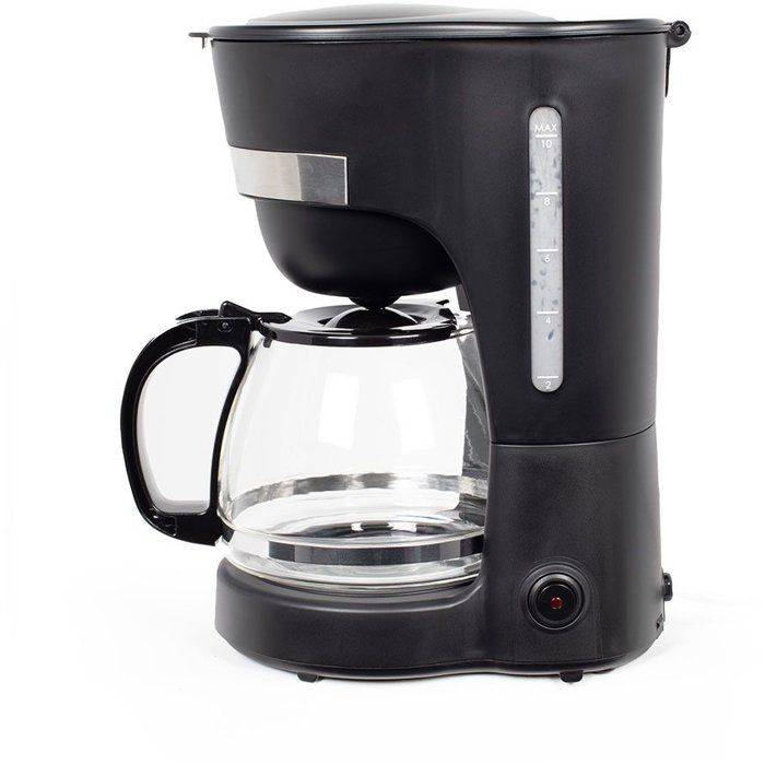 LIVOO Elektrische Koffiemaker - 750 W - 1,25 L - 10 tot 12 Kopjes - Zwart - DOD200N-3
