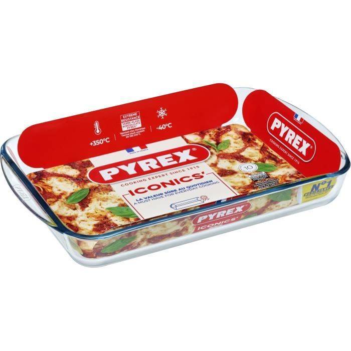 Pyrex Lasagnevorm - 1450033 - Rechthoekig - Borosilicaatglas - 40 x 27 cm-0