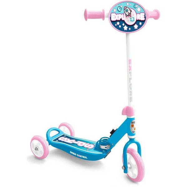 STAMP Vouwbare 3-Wiel Scooter - Skids Control Explore - Roze 3-wheel