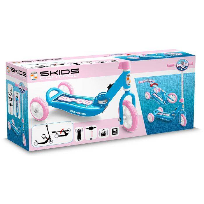 STAMP Vouwbare 3-Wiel Scooter - Skids Control Explore - Roze 3-wheel-4