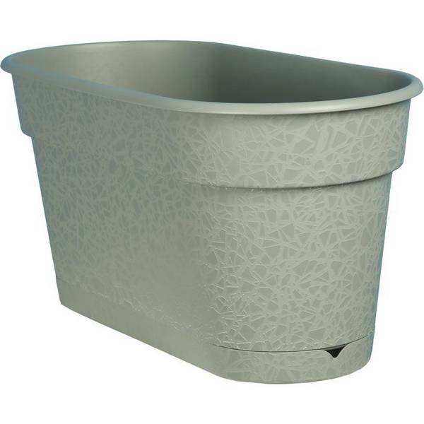 RIVIERA Terea Plantenbak - 60 cm - Klei Groen