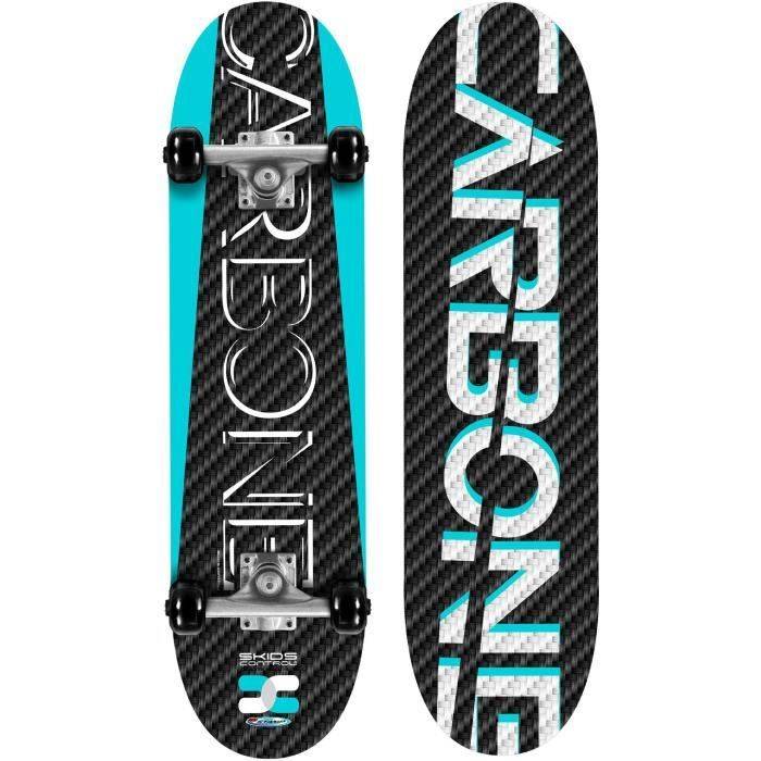 SKIDS CONTROL CARBONE Double Kick Skateboard 70 x 20 cm - JK525310-0