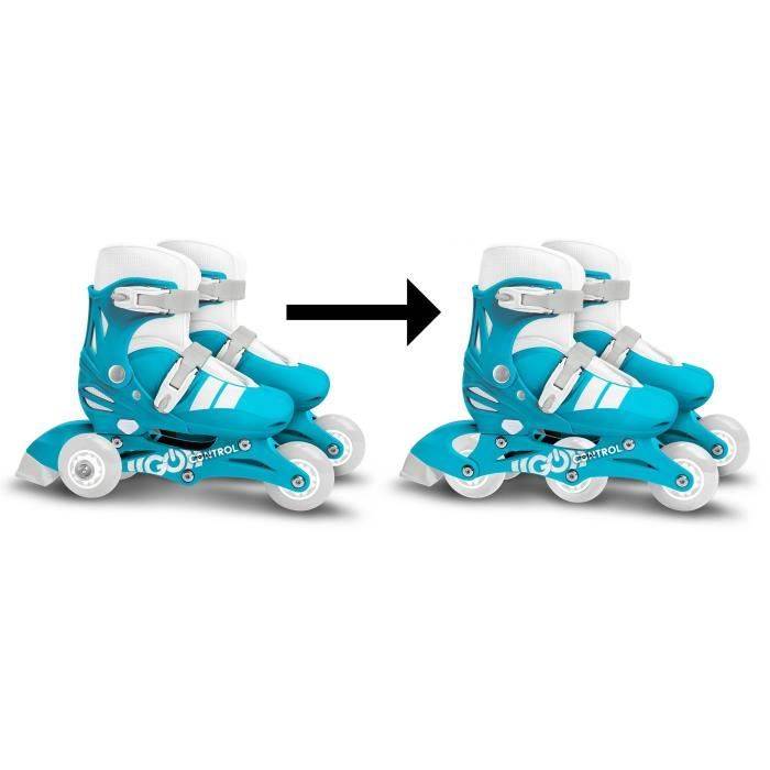 STAMP 2-in-1 Inline Skates - SKIDS CONTROL - Maat 27-30 - Unisex-3
