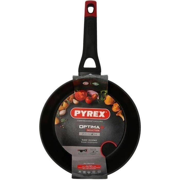 PYREX Diepe Koekenpan - Gesmeed Aluminium - Antiaanbaklaag - 28 cm - PFAS-vrij-0