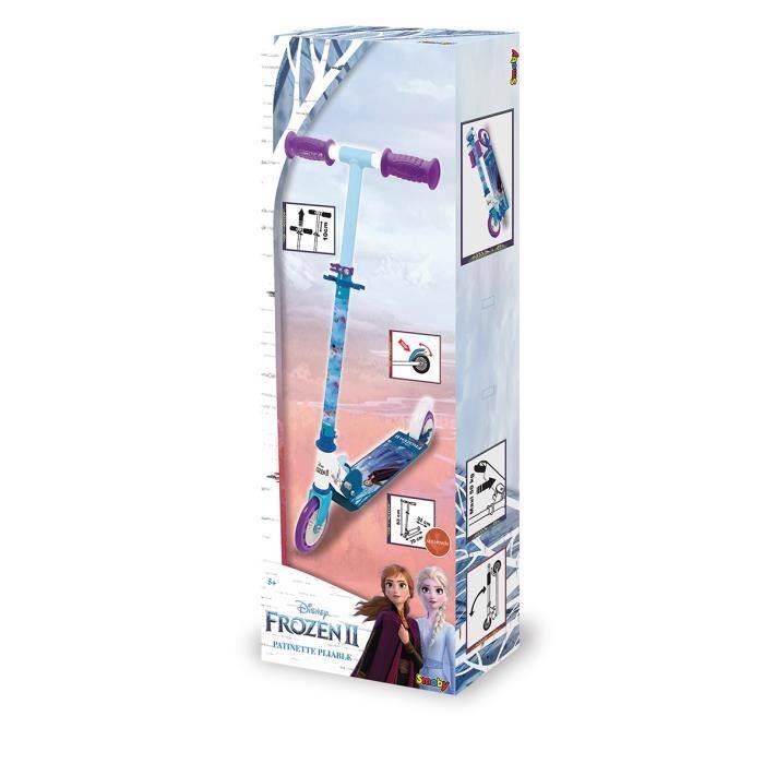 SMOBY Vouwscooter met 2 Wielen - Frozen - Verstelbare Handvatten - Metalen Frame 2-wheel-2