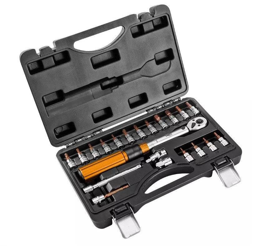 NEO Tools Momentsleutelset - 21 Stuks - Model 08-821-3