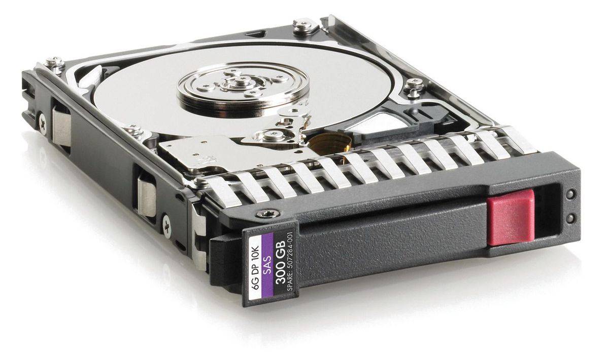 Hewlett Packard Enterprise 300GB SAS 2,5" harde schijf - W125833981-0