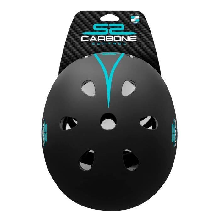 STAMP Skatehelm - SKIDS CONTROL CARBON - Verstelbare Maat - EPS/ABS - Kind-1