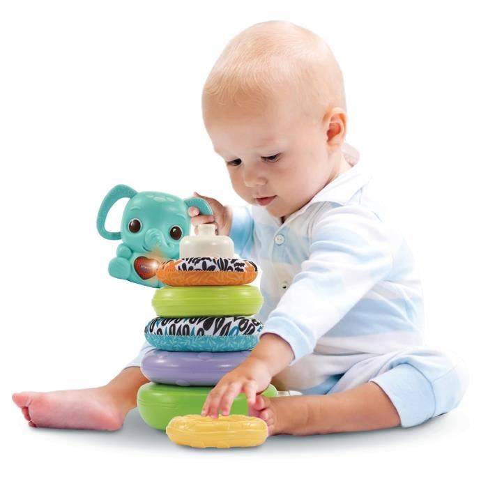 VTECH BABY - Play Green - Nino Stapeltoren 3 in 1 - Biologisch Afgeleid Plastic-1