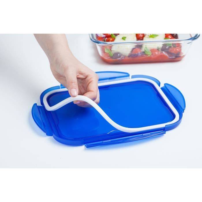 PYREX Set van 3 Lunchdozen - Cook & Go - Glas - Luchtdichte Deksel - 0,8 L-1
