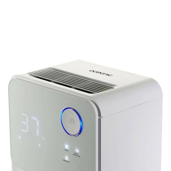 OCEANIC Elektrische Ontvochtiger - 12 L/Dag Extractie - Functie voor Kledingdrogen - LED Display-2