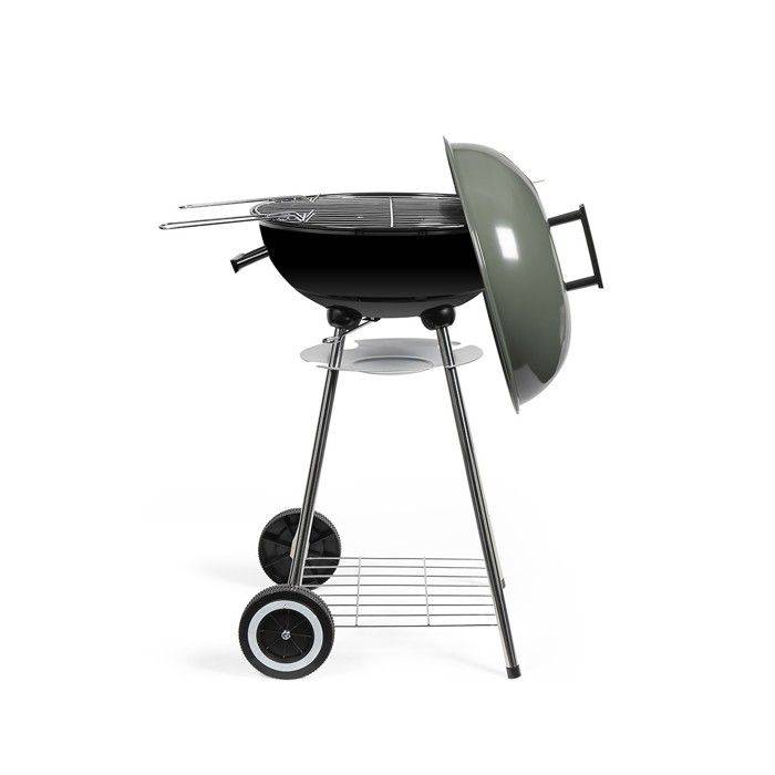 LIVOO Houtskoolbarbecue - DOC172K - 41 cm Kookoppervlak - Chroom Geplateerd Staal Grill-2