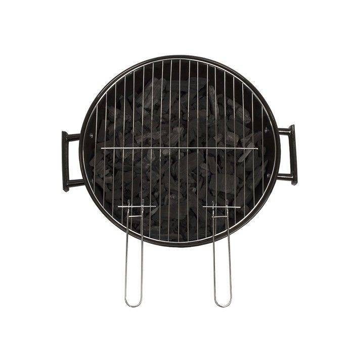 LIVOO Houtskoolbarbecue - DOC172K - 41 cm Kookoppervlak - Chroom Geplateerd Staal Grill-3