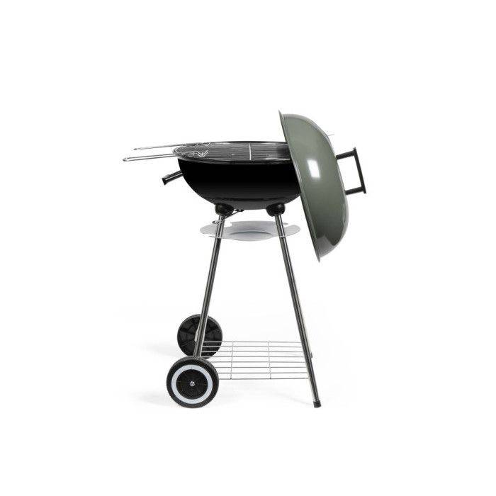 LIVOO Houtskoolbarbecue - DOC172K - 41 cm Kookoppervlak - Chroom Geplateerd Staal Grill-4