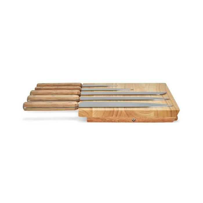 LIVOO Messenset - 5-delig - RVS - Magnetische Houder - MEC136-4