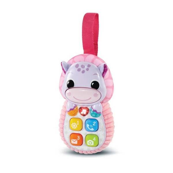 VTECH-ALLO BABY TOUDOUX Roze Interactieve Telefoon, 6-36 Maanden