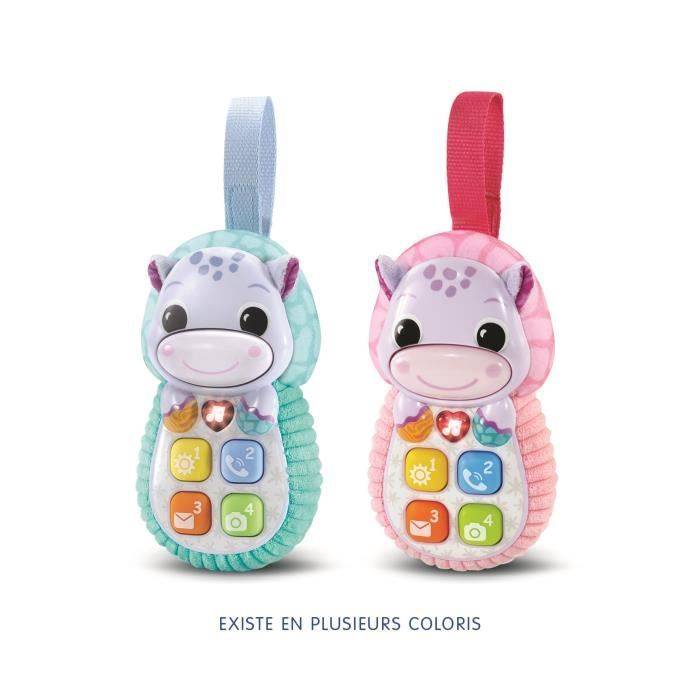 VTECH-ALLO BABY TOUDOUX Roze Interactieve Telefoon, 6-36 Maanden-4