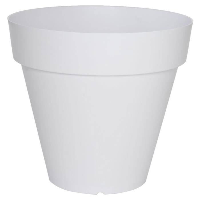 RIVIERA Bloempot - Soleilla rond - 49 x 45 cm - Wit-0