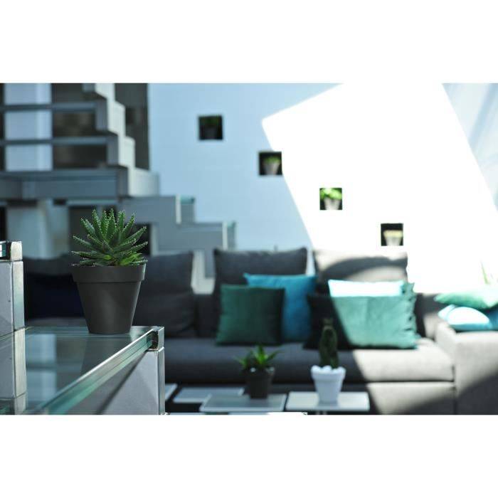 RIVIERA Bloempot - Soleilla rond - 49 x 45 cm - Wit-3