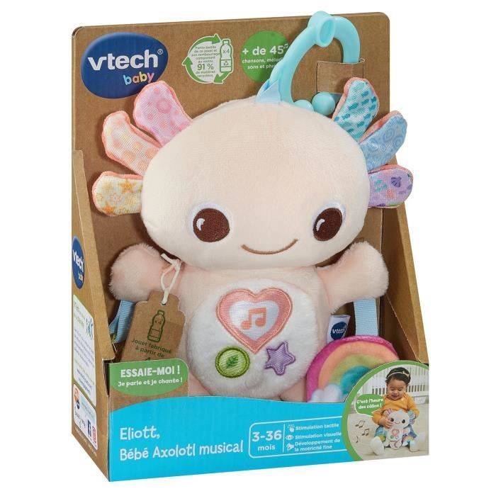 VTECH ELIOTT Muzikale Baby Axolotl - Gerecycled Plastic - 3-36 Maanden-2