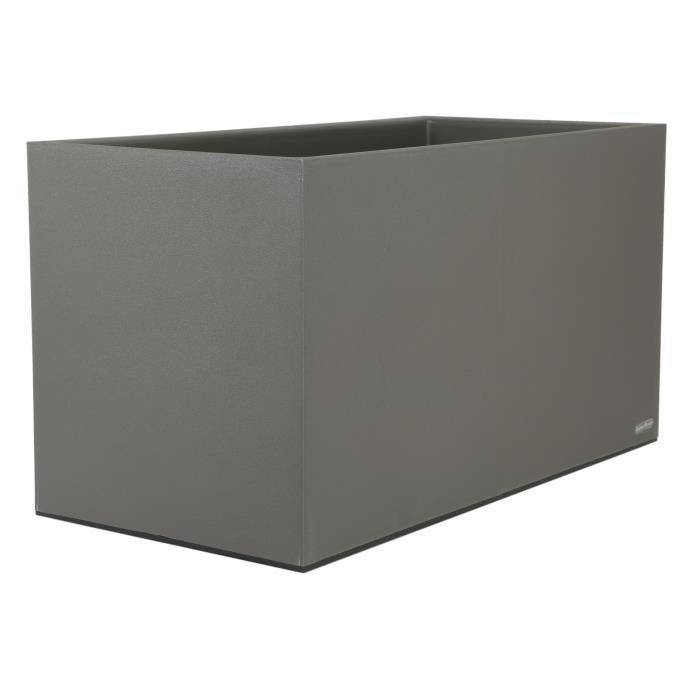 RIVIERA Bloembak - Graniet - 80 x 40 cm - Grijs-0