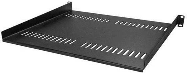 StarTech.com Geventileerde 1U Rackplank - 40,6 cm - Zwart - 1U
