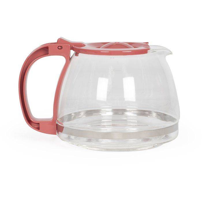 LIVOO Elektrisch Koffiezetapparaat, 750 W, 1,25 L, 10-12 Kopjes, Chili Rood, DOD200RC-2