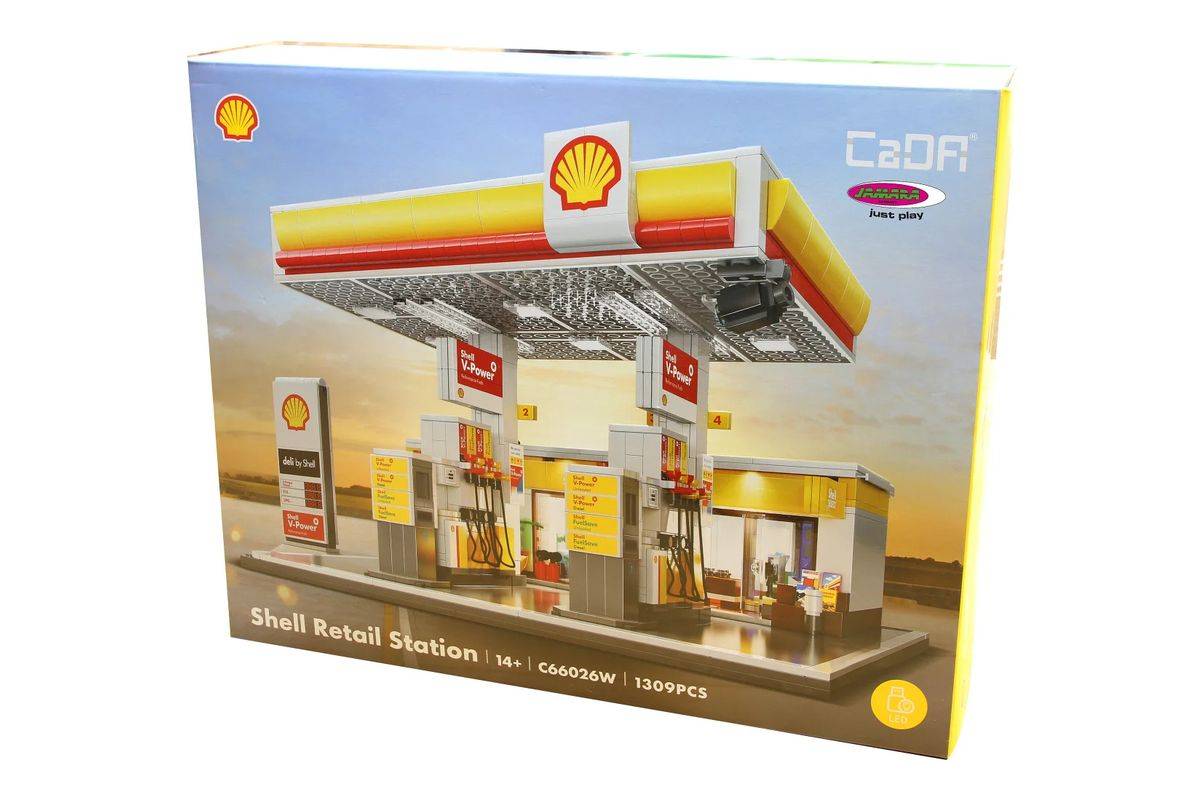 Jamara CaDA Shell-tankstation met winkel en autowasstraat-1