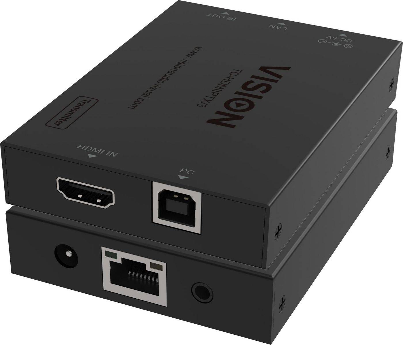Vision 92 x 67 x 168 mm, 150 g, 6,75 Gbps, 1.3 HDMI, 1920 x 1200, 10 - 50 °C, 1,5 m, 100 - 240 V, 50/60 Hz, CAT5E/6, Met-2