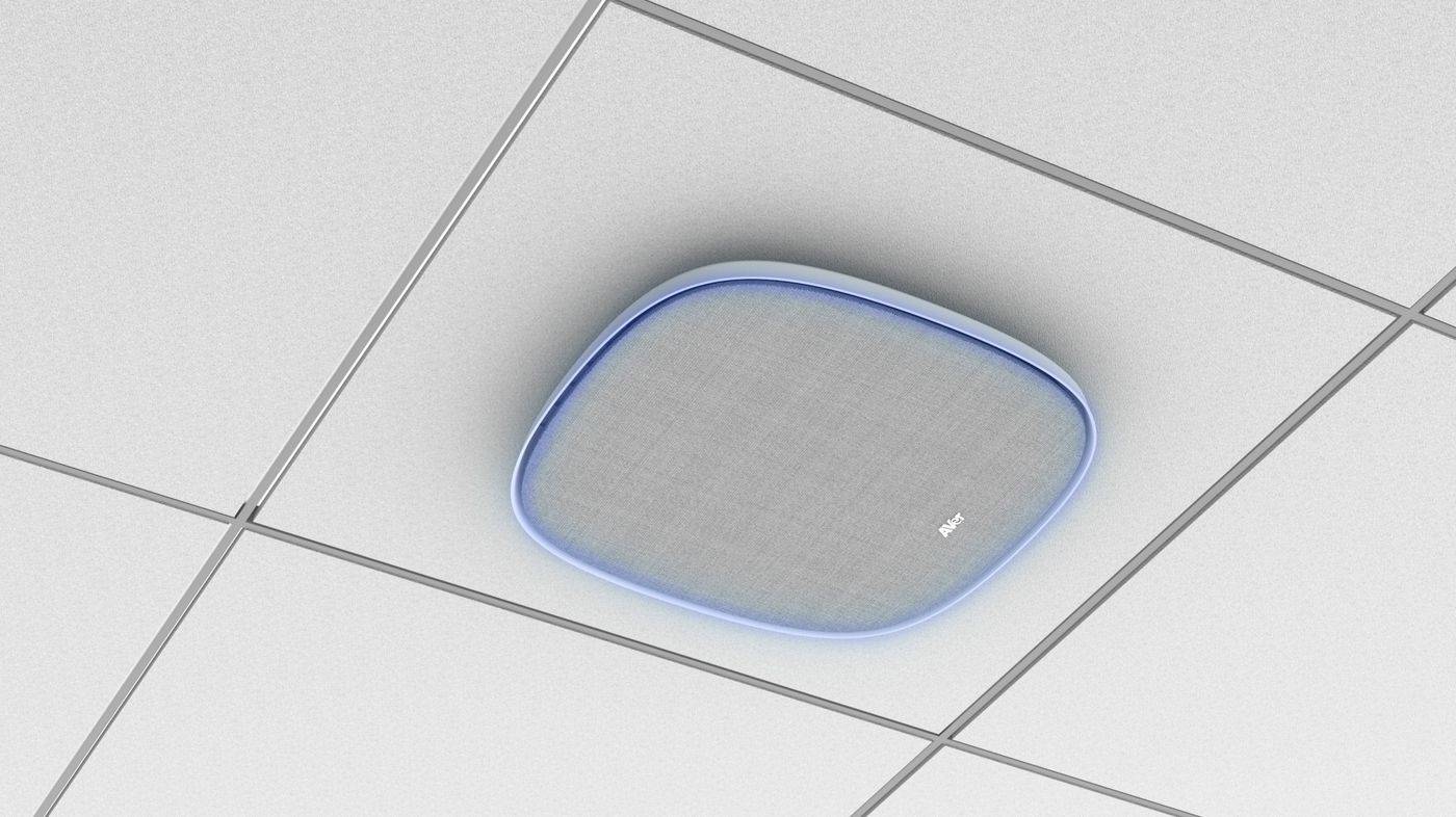 AVer FONE700 plafondluidspreker met aansluithub. Inclusief 10 meter kabel.-0