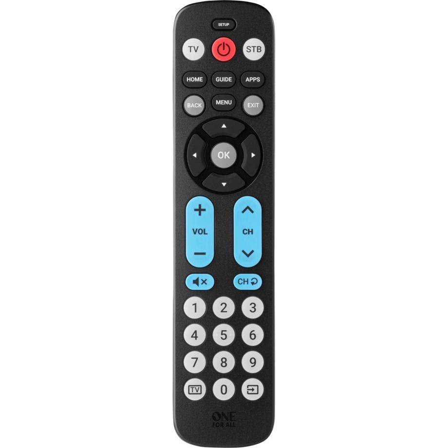 One for All Big Button Remote universele afstandsbed. URC 6821-4