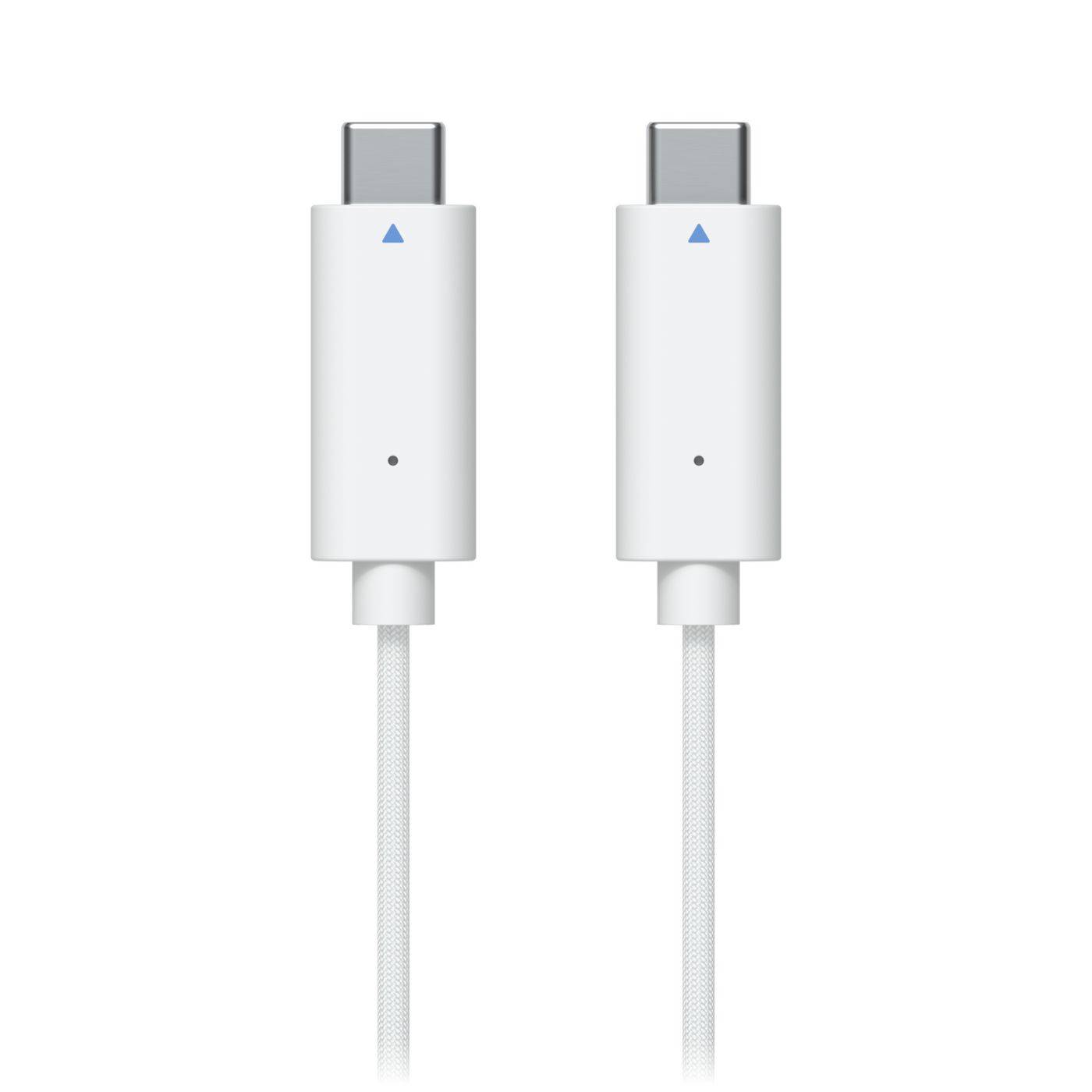 Ubiquiti AI Theta audiokabel, 1 m (3,3 ft), PVC, geweven stoffen mantel, wit-1