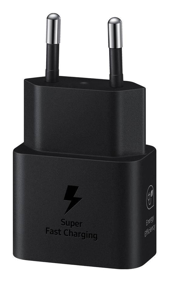 Samsung Type-C-adapter 25W voor smartphones, zwart, USB-snelladen-2