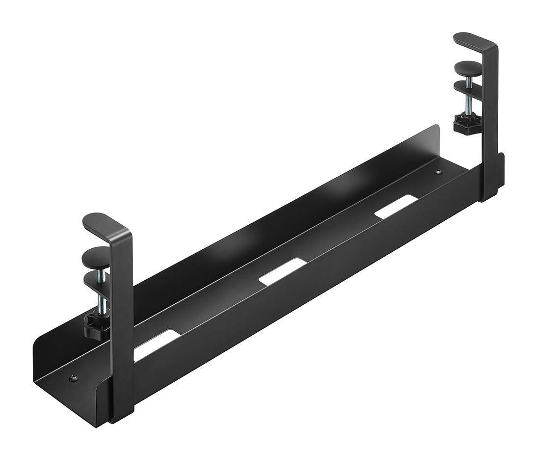 Neomounts ADS07-121BL, Kabelgoot voor tafel, Breedte 60 cm, Max. 5 kg, Klembevestiging, Universeel, -Zwart, Kabelgoot vo-6