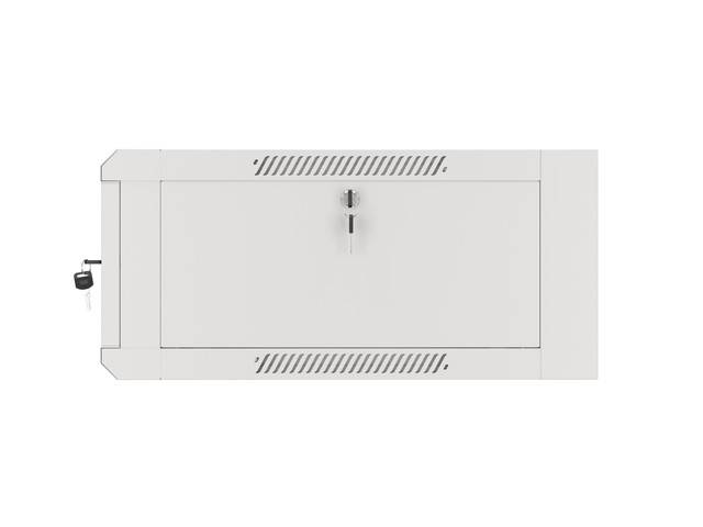 LANBERG 19" 4U 600mm wandkast met glazen deur (plat verpakt) grijs-2
