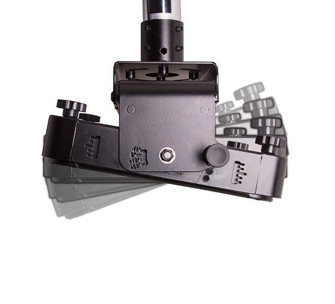 B-Tech Heavy Duty Projector Plafondbeugel met Micro-verstelling, max. 70 kg, Kantelhoek +20°/-10°, Zwart-2