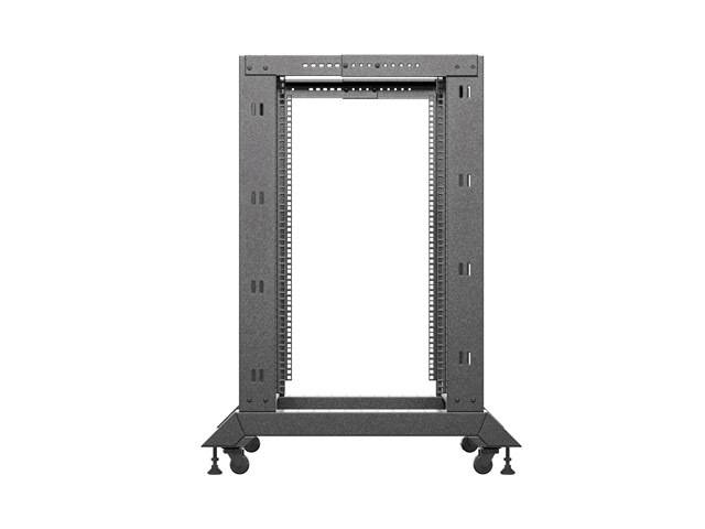 LANBERG 19" 18U 600x800 vrijstaand, open rack zwart-2