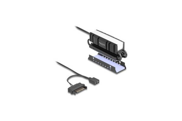 Delock M.2 Heat sink for SSD 2280 with RGB LED illumination